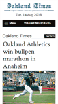 Mobile Screenshot of oaklandtimes.com