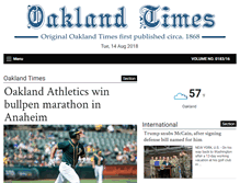 Tablet Screenshot of oaklandtimes.com